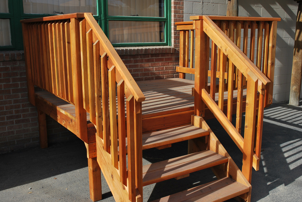 Outdoor Deck Stairs To Finish Your Project Quinju Com